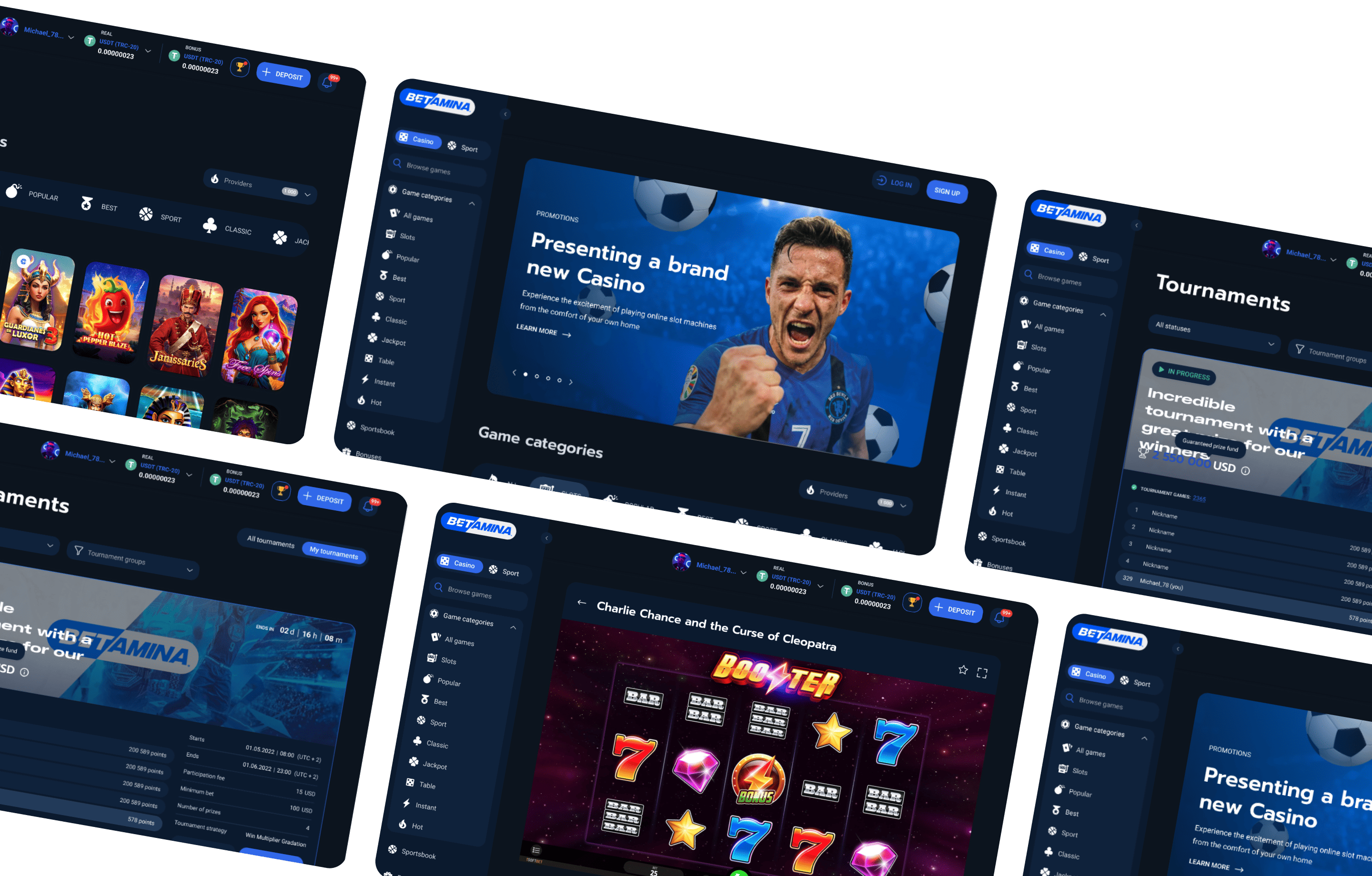 App screens image